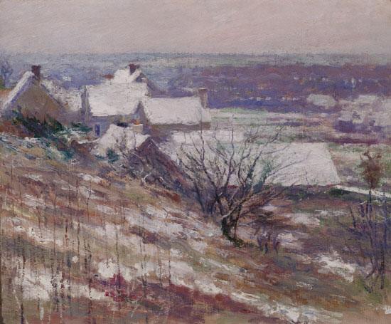 Theodore Robinson Winter Landscape oil painting picture